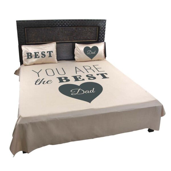 Best Dad Bed Sheet for Father with Pillow Covers