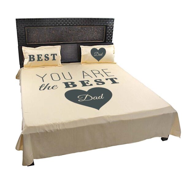Best Dad Bed Sheet for Father with Pillow Covers