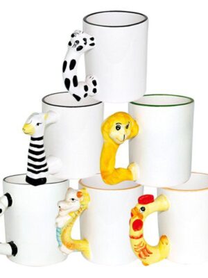 Custom Photo Animal Handle Mugs