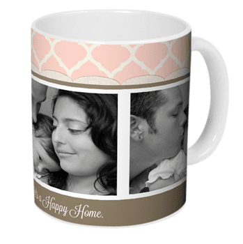 Personalized Happy Home Photo Mug