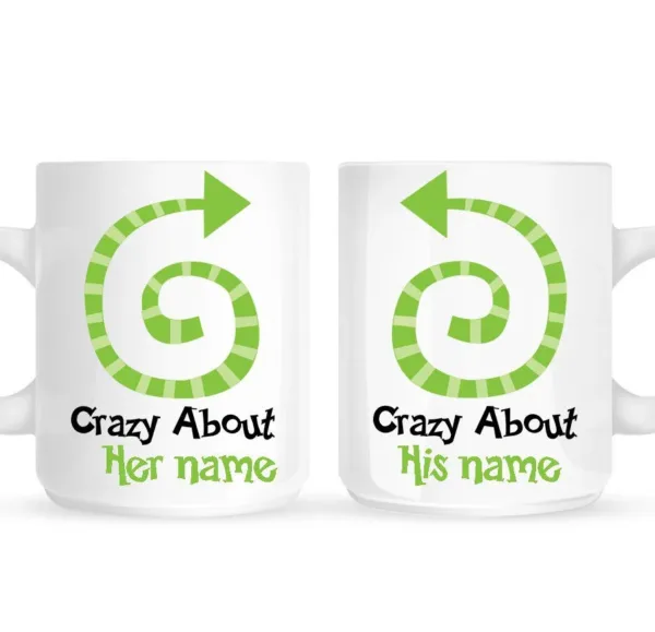 Crazy About You Couple Mugs
