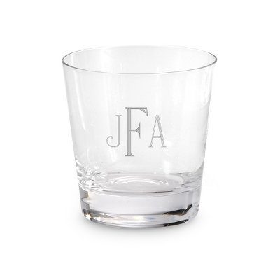 Custom Engraved Monogram Shot Glass Set
