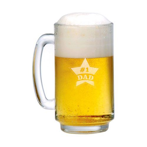 Engraved Starry No.1 Dad Beer Mug