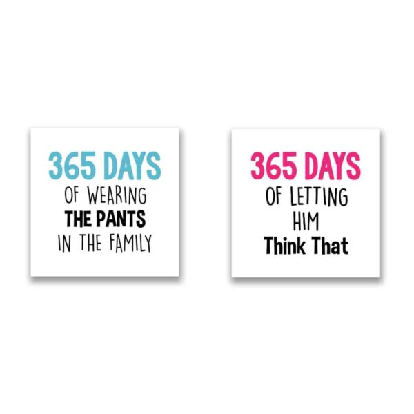 Funny 1st Anniversary Couple Coffee Mugs Set of 2