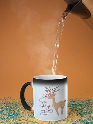 You Light Up My Life Printed Ceramic Mug with Coaster