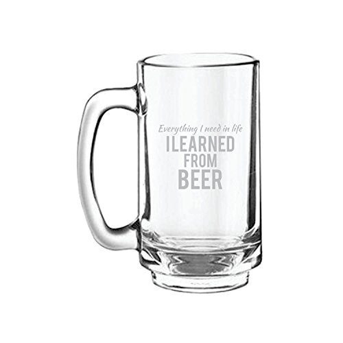 Everything I Need in Life Engraved Beer Mug with Quotes - Playboy Beer 357ml