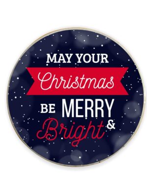 Yaya Cafeâ„¢ Merry Christmas Bright Fridge Magnets - Square