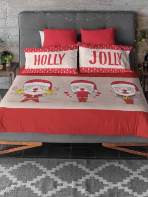 Cute Santa Christmas Bedsheet