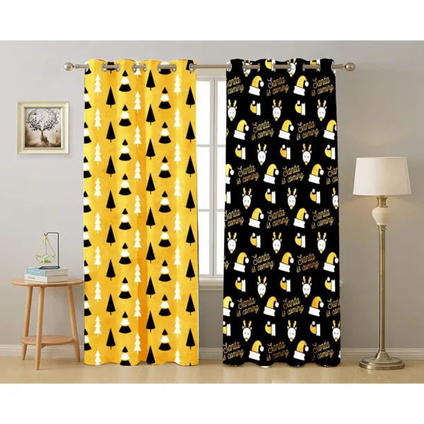 Christmas Festive Home Decor Curtain