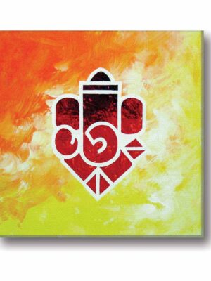 Aesthetic Ganesha Canvas Frame
