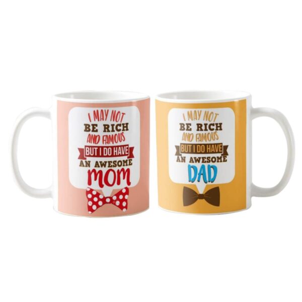 Awesome Mom Dad Couple Coffee Mug