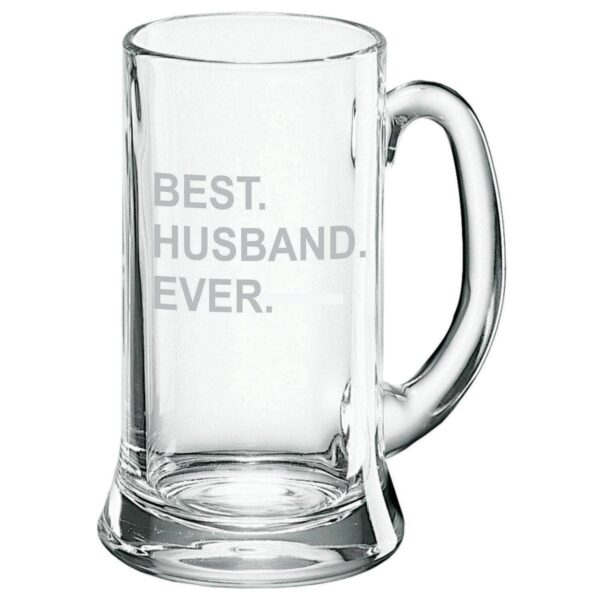 Engraved Awesome Husband Beer Mug
