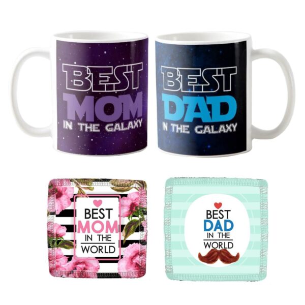 Awesome Mom Dad Couple Coffee Mug