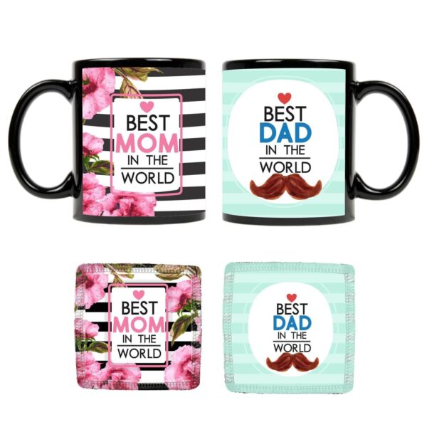 Awesome Mom Dad Couple Coffee Mug