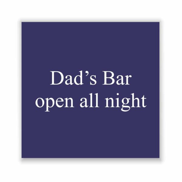 Engraved Dad's Bar Beer Mug