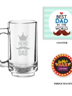 Hero Dad Beer Mug