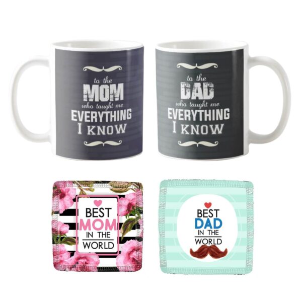 Awesome Mom Dad Couple Coffee Mug