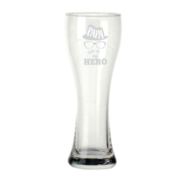 Best Dad in the World Beer Pilsner Glass