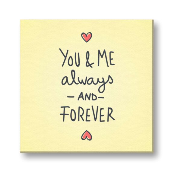 I Love You Painting Canvas Frame