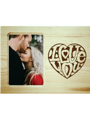 I Love You Engraved Photo Frame