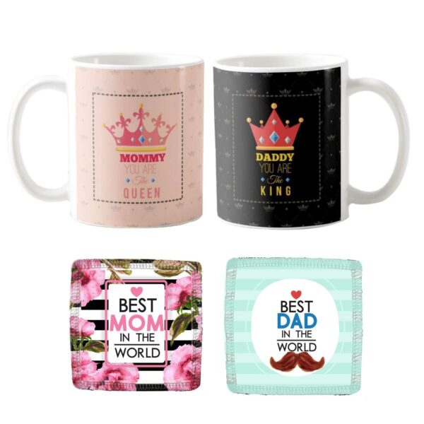 Awesome Mom Dad Couple Coffee Mug