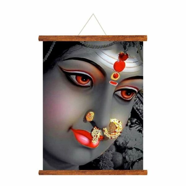 Divine Jay Maa Durga Canvas Scroll