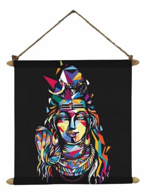 Mosaic Shiva Canvas Scroll