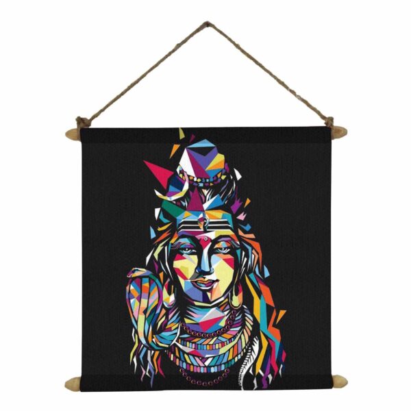 Mosaic Shiva Canvas Scroll
