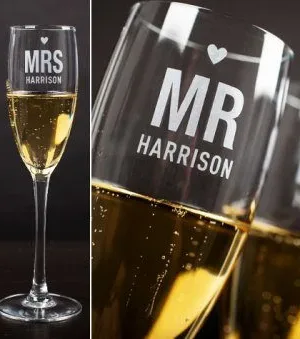 Wedding Gifts Champagne flutes