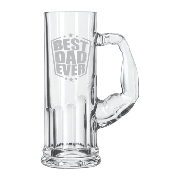 Starry Best Dad Ever Beer Mug
