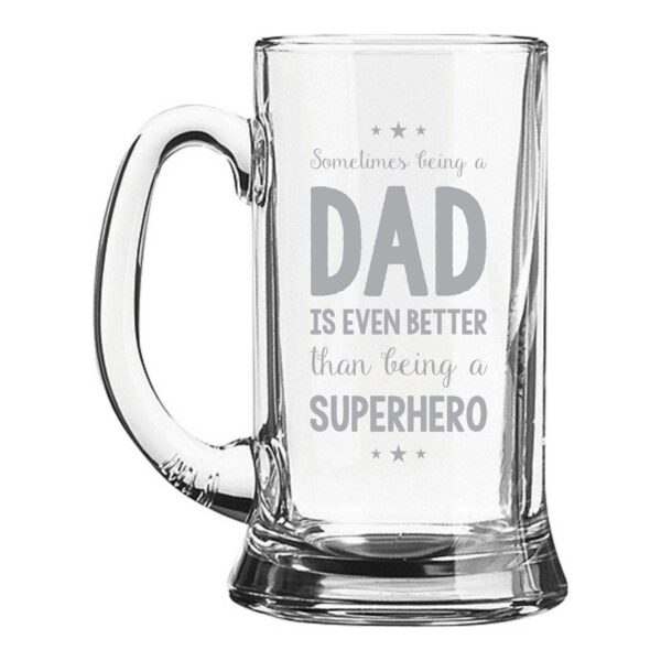 Superhero Dad Beer Mug