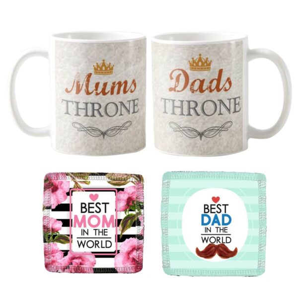 Awesome Mom Dad Couple Coffee Mug