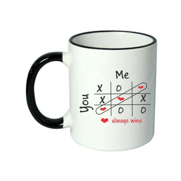 Tic Tac Toe Personalized Romantic Mug