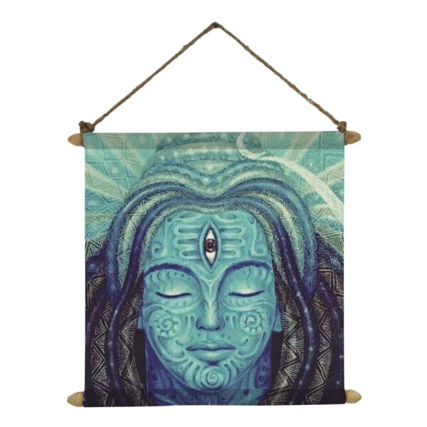 Trance Shiva Canvas Scroll