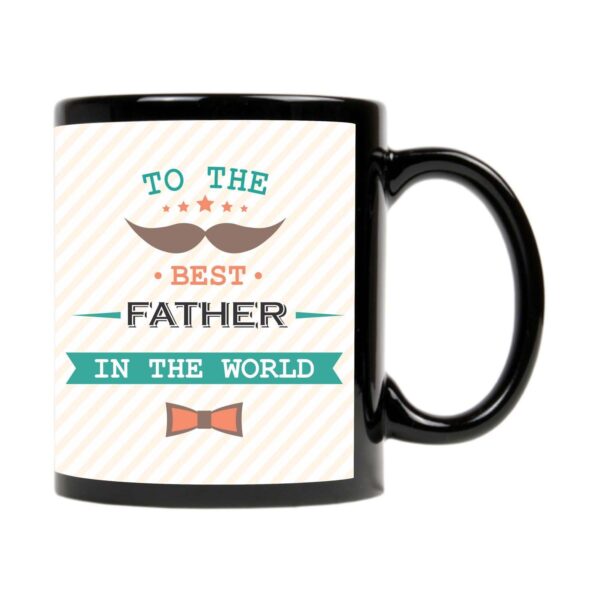 Worlds Best Father Black Mug