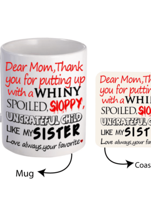 Funny Thank You Mug for Mother