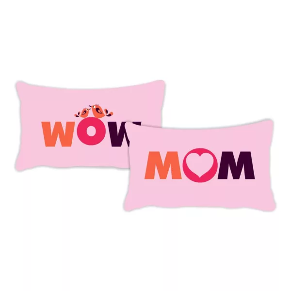 Wow Mom pink Bedsheet