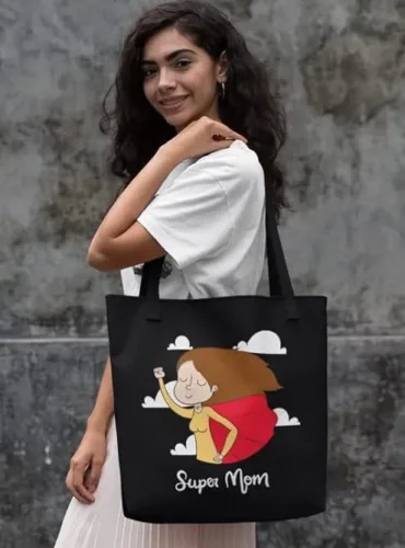 super mom tote bag