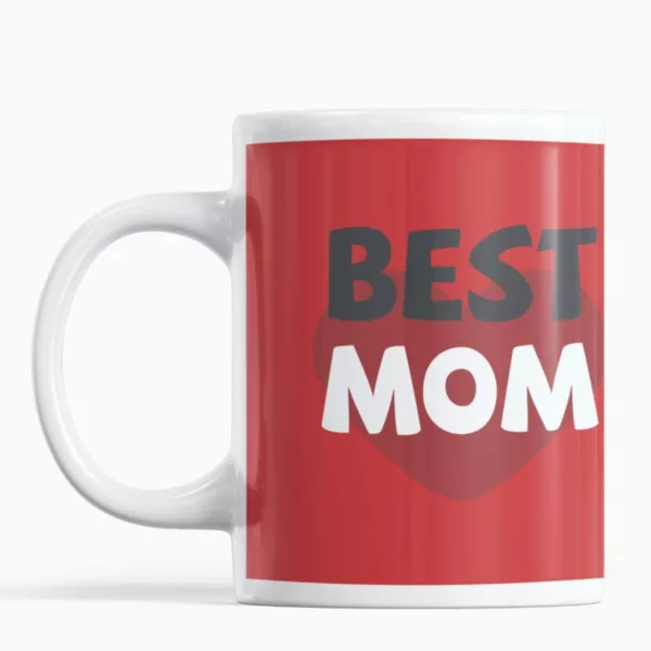 TheYaYaCafe Birthday Gifts for Mom 325ml I Love Mom Printed Coffee Mug with Coaster Combo