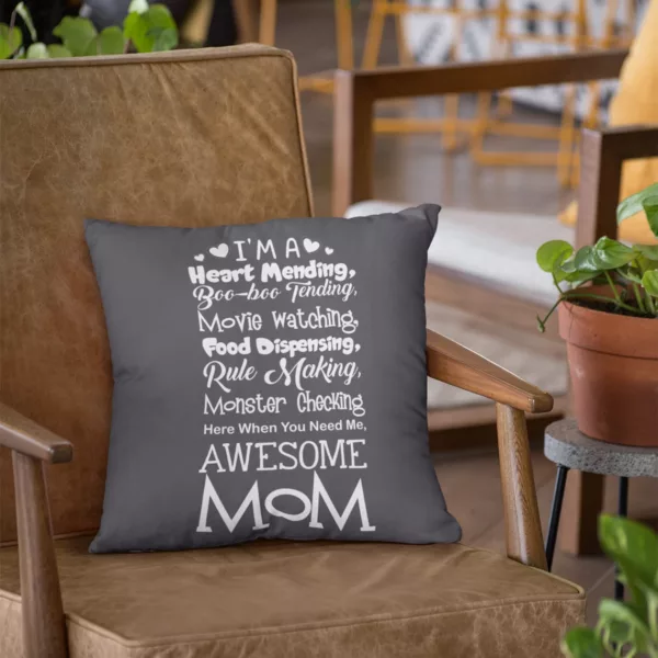 Awesome Mom Cushion Cover