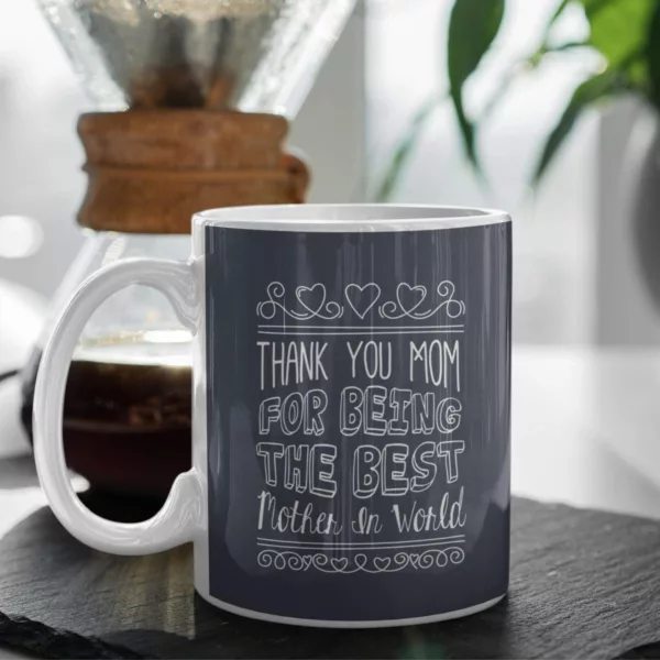 TheYaYaCafe Yaya Cafe Mothers Day Gifts Love You Mom Coffee Mug with Coaster