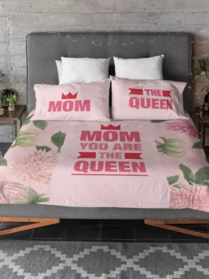 Queen Mom Floral Bedsheet