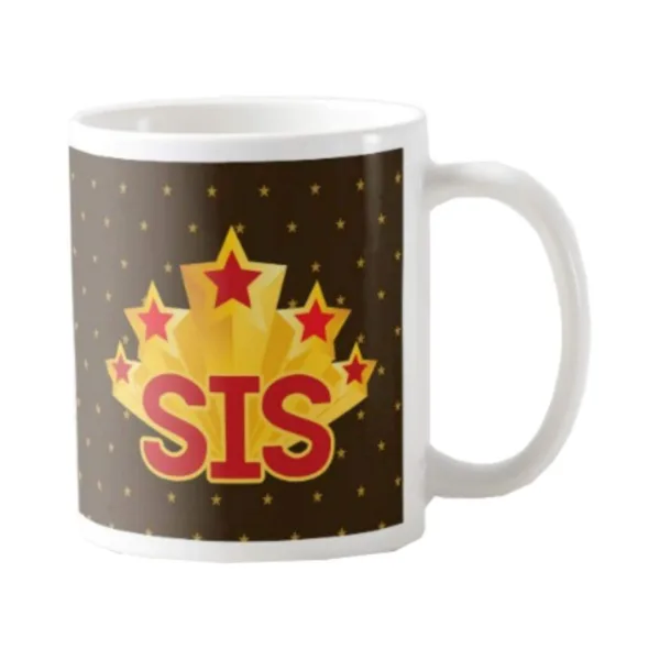 5 Star Sis Hamper Set of 2 - Ceramic Mug, Coaster - Multicolor
