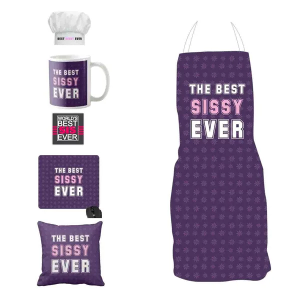 The Best Sister Ever Gift Hamper Set of 3 - Mug, Cushion Cover, Coaster