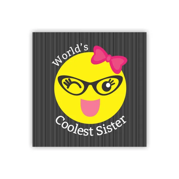 Worlds Coolest Sister Gift Hamper Set of 2 - Mug, Coaster