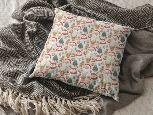 Unique Pattern Christmas Cushion Cover