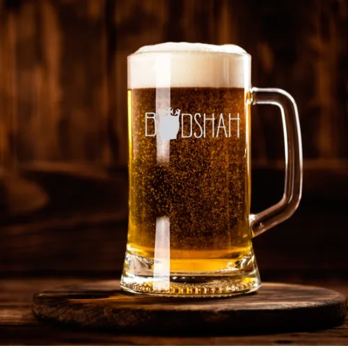 Valentine Gifts Engraved Badshah Beer Mug For Husband