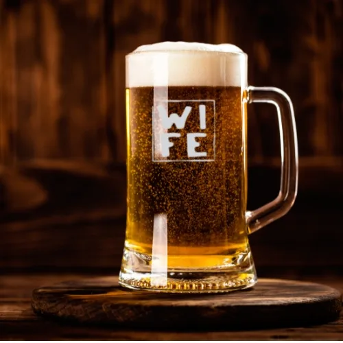 Valentine Special Gifts Engraved Wife Beer Mug For Wife