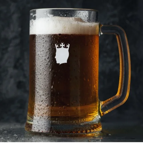 Valentine Gifts Beer Mug Engraved Badshah For Husband