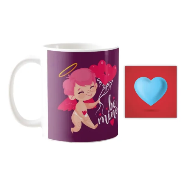 Valentine Gifts Coffee Mug Be Mine Cupid Love For Couples